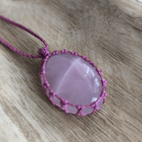 Colgante de Cuarzo Rosa - Imagen 3