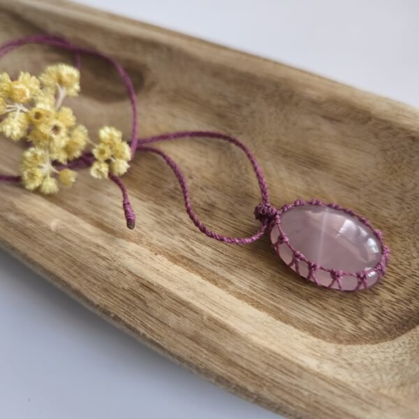 Colgante de Cuarzo Rosa - Imagen 4